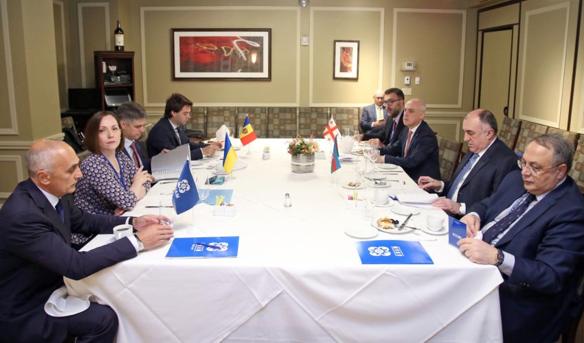 Elmar Mammadyarov attended a meeting of GUAM foreign ministers (PHOTO)