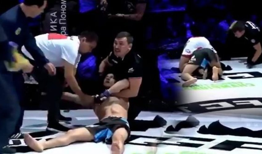 Erməni idmançı türkiyəli rəqibini boğaraq öldürmək istədi - VİDEO Erməni idmançı türkiyəli rəqibini boğaraq öldürmək istədi - VİDEO