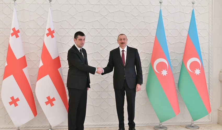 Президент Азербайджана принял премьер-министра Грузии