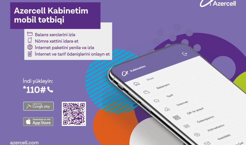 Azercell-in “Kabinetim” mobil tətbiqi yeniləndi! Azercell-in “Kabinetim” mobil tətbiqi yeniləndi!
