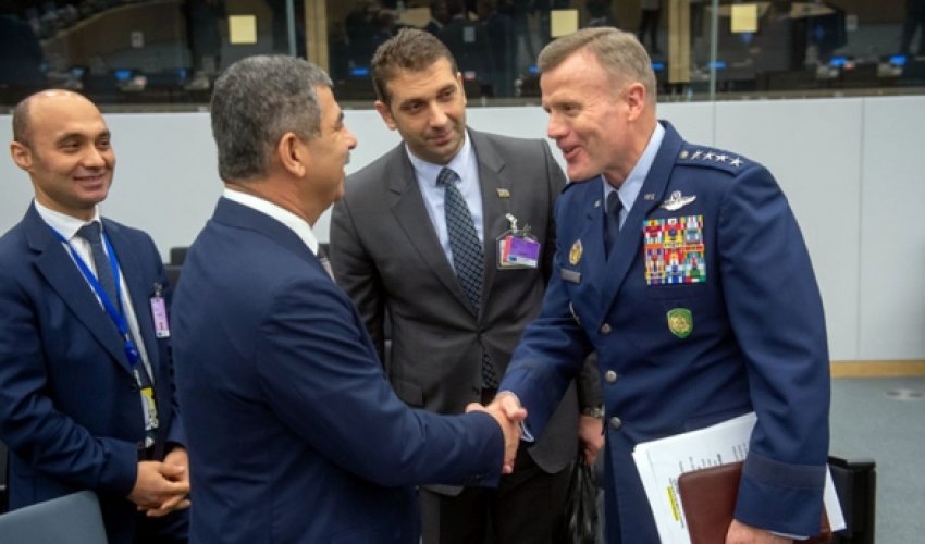 Закир Гасанов в штаб-квартире НАТО