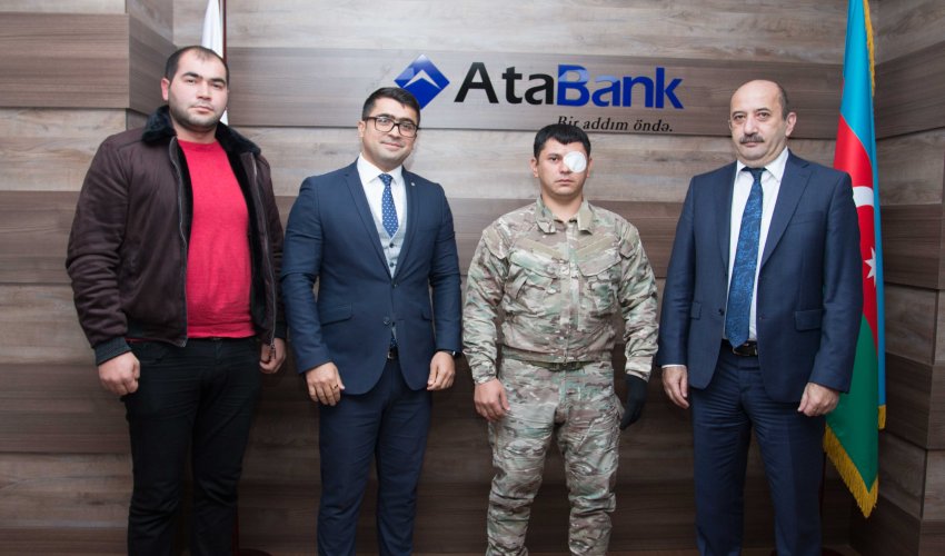 “AtaBank” ASC növbəti dəfə hərbçimizin kredit borcunu bağışladı