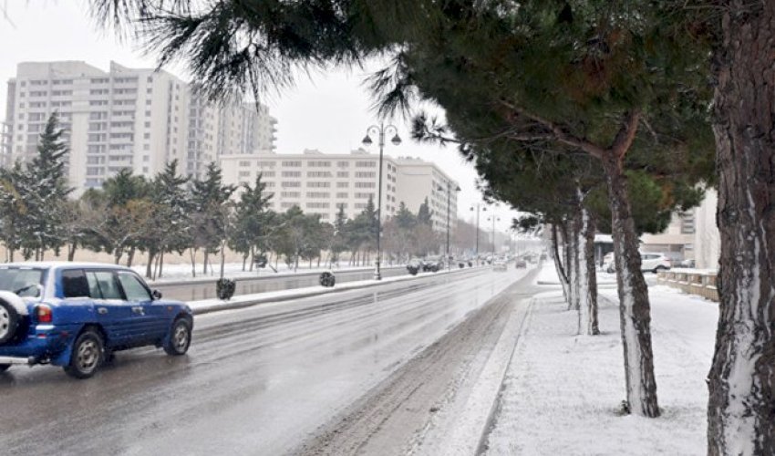 Bu gün rayonlara qar yağacaq - Xəbərdarlıq