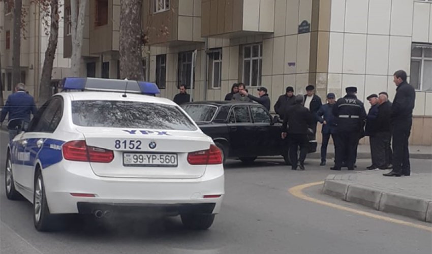 İcra Hakimiyyətinin maşını qəza törətdi - Foto