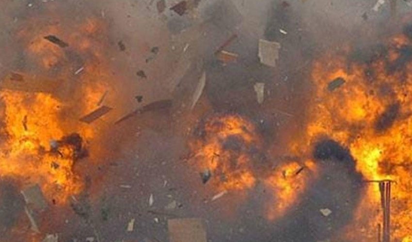 Azərbaycanda məktəbdə partlayış - Xəsarət alan var - FOTOLAR