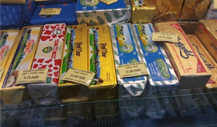 Azərbaycan məşhur marketlər şəbəkəsində 12 ton saxta kərə yağı aşkarlandı