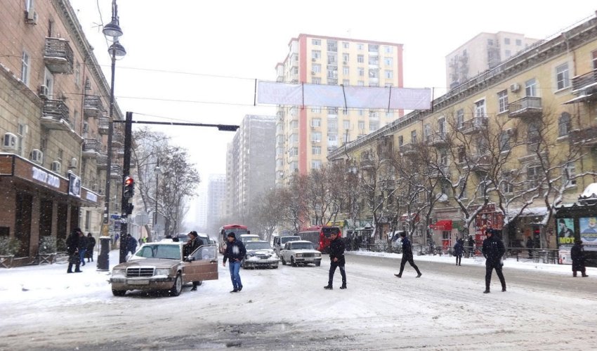 Bakıya qar yağacaq, 2 dərəcə şaxta olacaq Bakıya qar yağacaq, 2 dərəcə şaxta olacaq