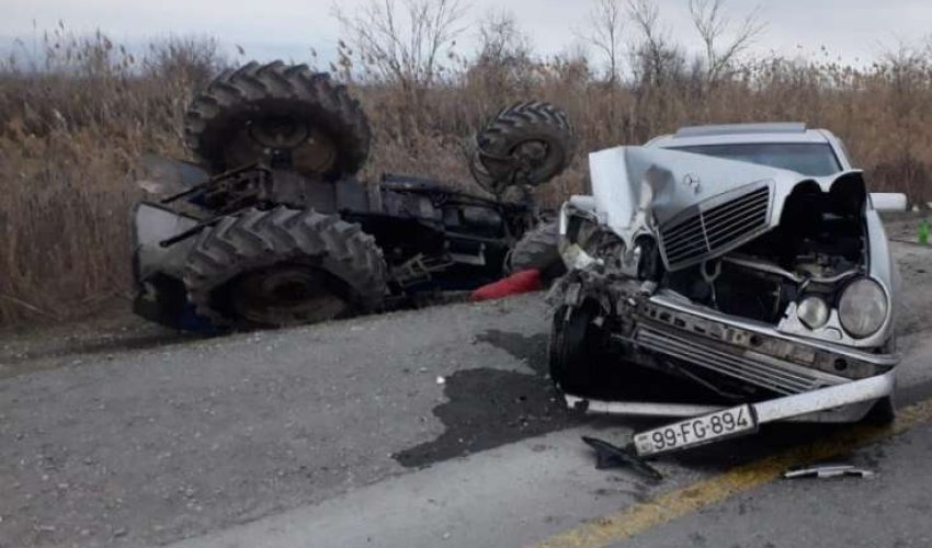 Kürdəmirdə ağır qəza - VİDEO