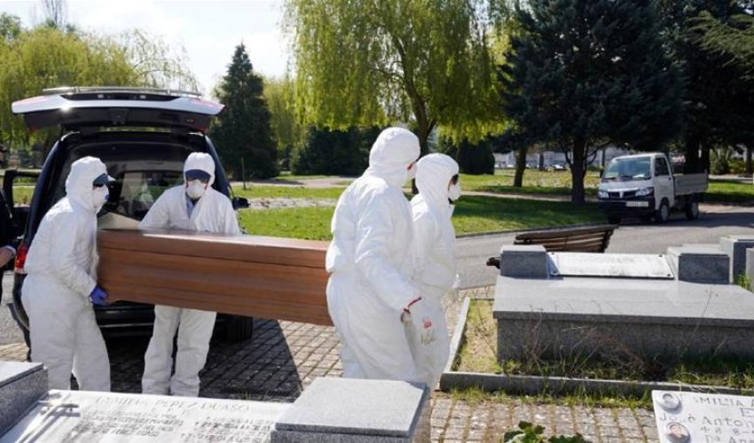 İspaniyada pandemiya qurbanlarının sayı 13 mini ötdü
