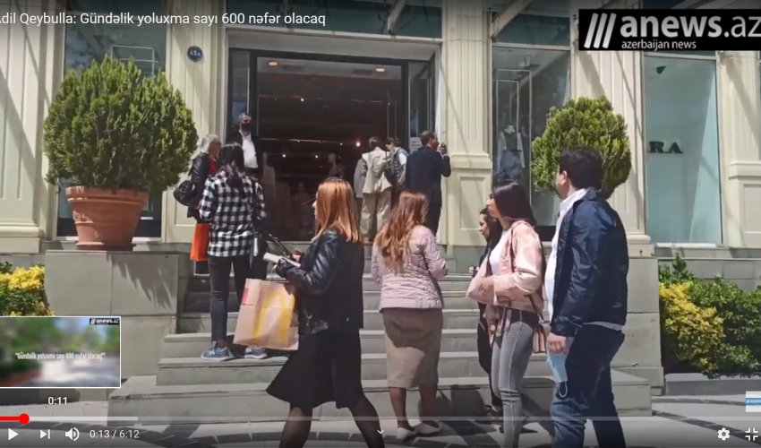 Azərbaycanda koronavirusa yoluxma sayı gündə 600 nəfər... -Adil Qeybulla VİDEO Azərbaycanda koronavirusa yoluxma sayı gündə 600 nəfər... -Adil Qeybulla VİDEO