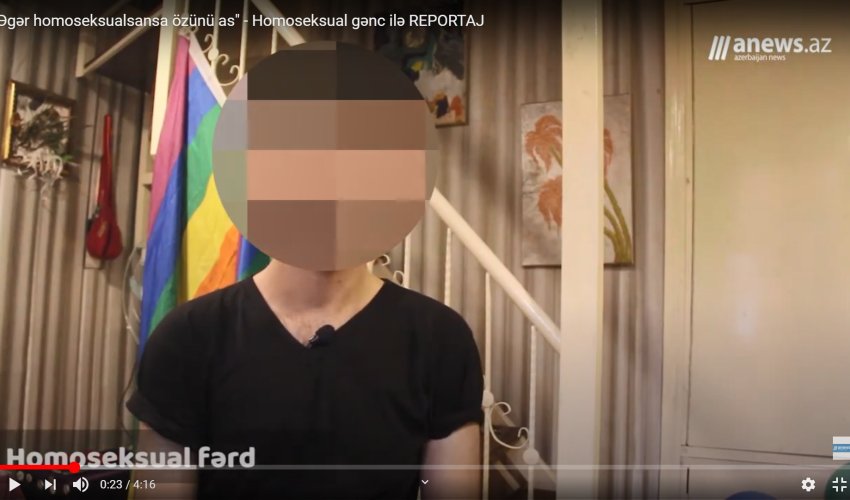 Azərbaycanlı homoseksualın HƏYATINDAN TƏFƏRRÜATLAR-  VİDEO
