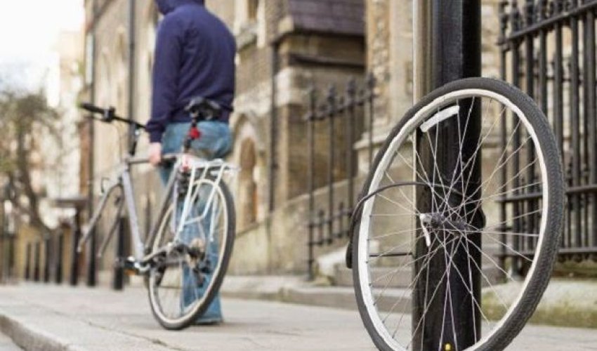 Bakıda velosiped oğrusu tutuldu Bakıda velosiped oğrusu tutuldu