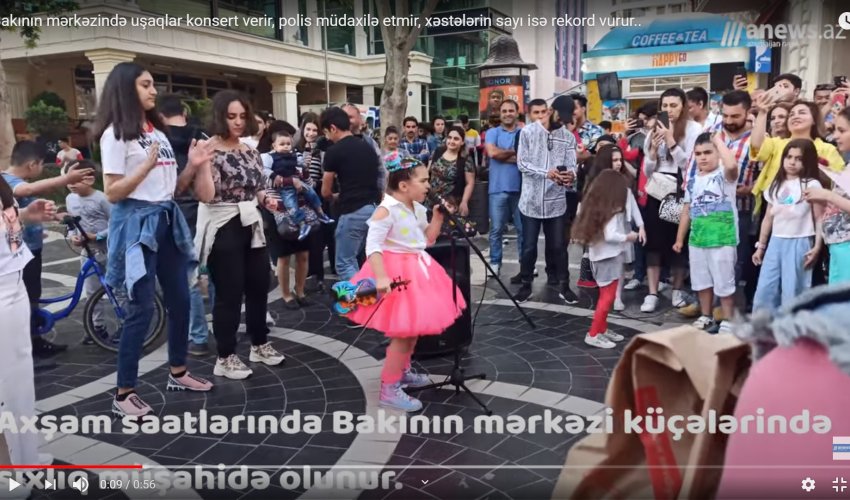 Bakının mərkəzində konsert təşkil edənlər tutuldu - VİDEO Bakının mərkəzində konsert təşkil edənlər tutuldu - VİDEO
