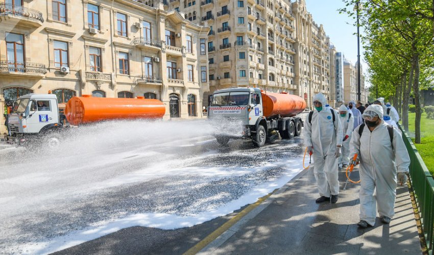Sabah Bakıda gücləndirilmiş dezinfeksiya işləri aparılacaq