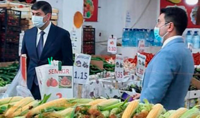 Yasamalın icra başçısı yerli mağazalara baxış keçirib - FOTOLAR
