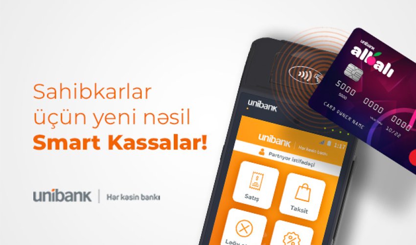 Unibank yeni nəsil smart kassaları istifadəyə verib