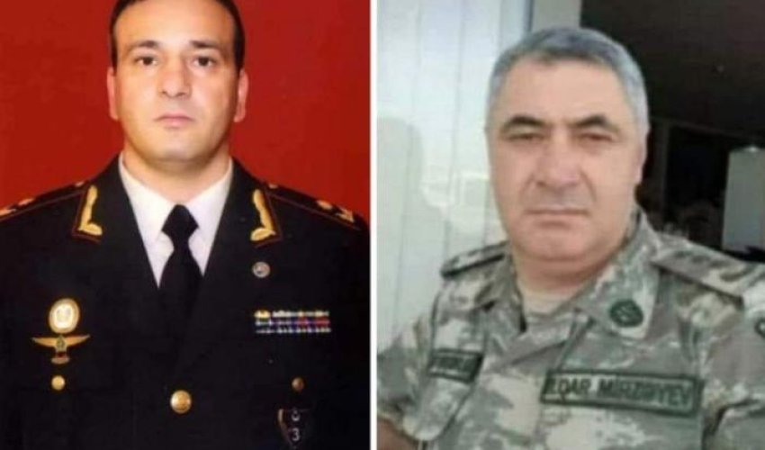 Şəhid generalla polkovnikin məzar daşı hazırdır - FOTO