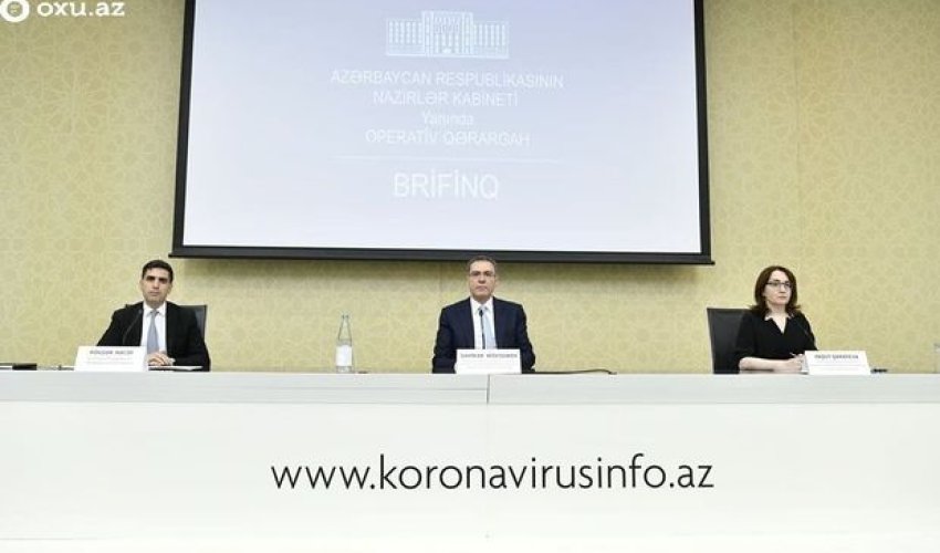 Operativ Qərargah brifinq keçirir - CANLI Operativ Qərargah brifinq keçirir - CANLI
