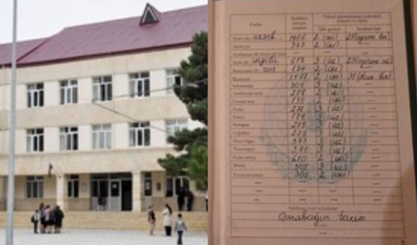 Səkkiz fəndən “iki” alan şagirdlə bağlı RƏSMİ AÇIQLAMA - FOTO