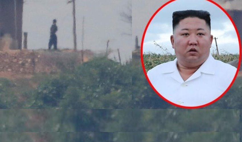 Kim Çen In əsgərlərə 