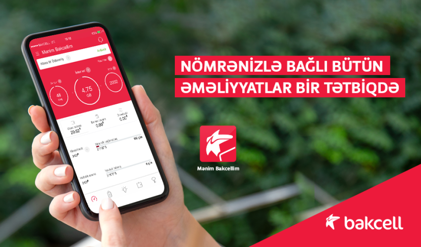 “Mənim Bakcellim” – mobil nömrə hesabınızı idarə etmək üçün ən rahat həll 