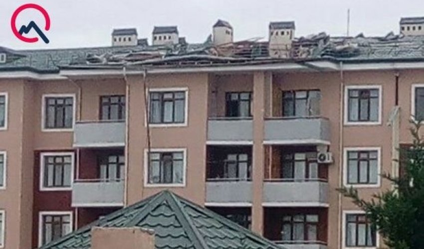 Tərtərdə vurulan yaşayış binasının görüntüləri yayıldı - FOTO Tərtərdə vurulan yaşayış binasının görüntüləri yayıldı - FOTO
