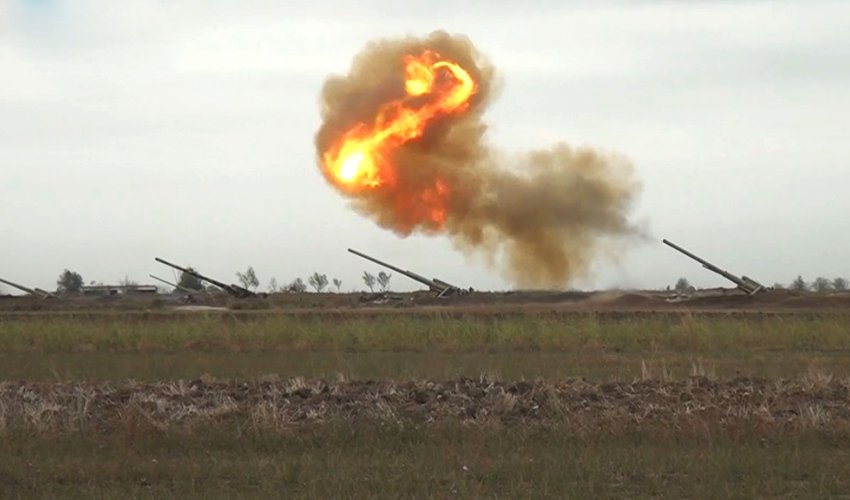 Enemy artillery units in the Aghdara direction were hit Enemy artillery units in the Aghdara direction were hit