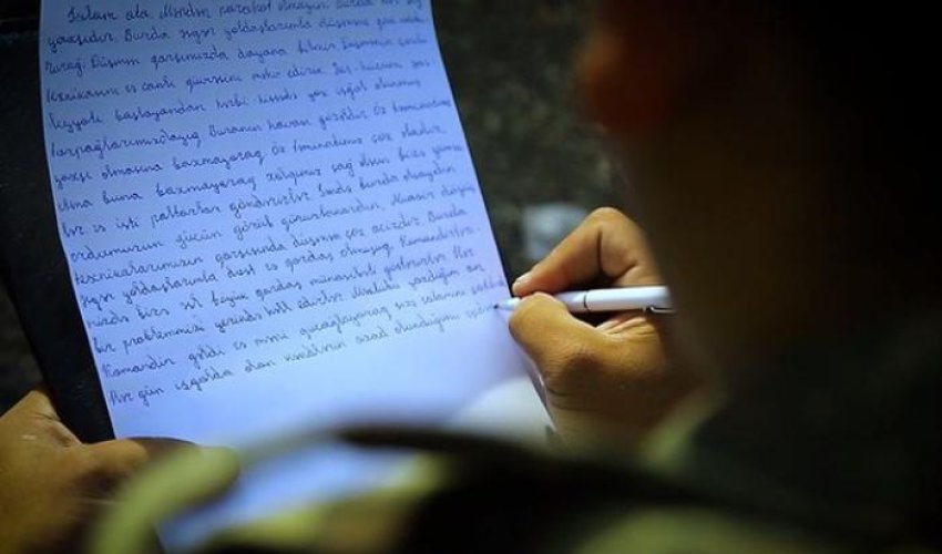 Azərbaycan əsgəri ailəsinə məktub yazıb: 