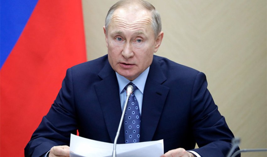 Putin Təhlükəsizlik Şurası ilə Qarabağ məsələsini müzakirə etdi Putin Təhlükəsizlik Şurası ilə Qarabağ məsələsini müzakirə etdi