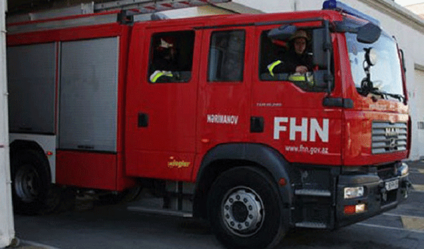 Masazırda yaşayış binasında yanğın - Sakinlər təxliyyə olundu