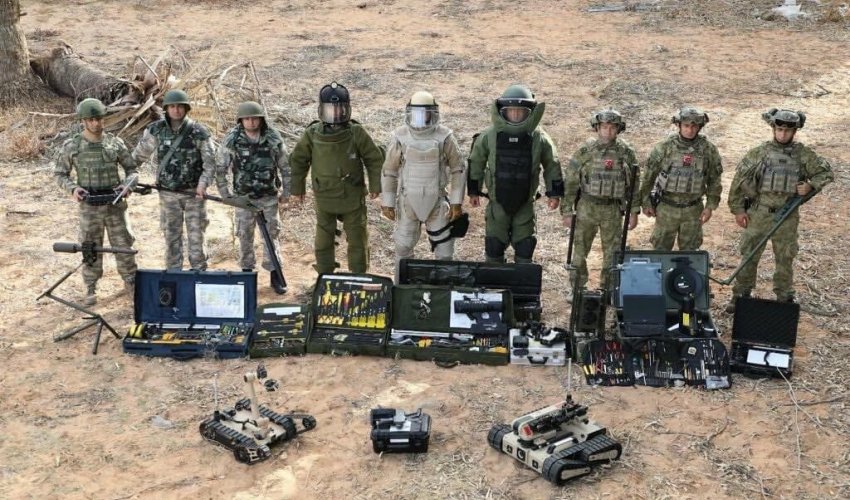 Турецкие военные саперы прибыли в Азербайджан Турецкие военные саперы прибыли в Азербайджан