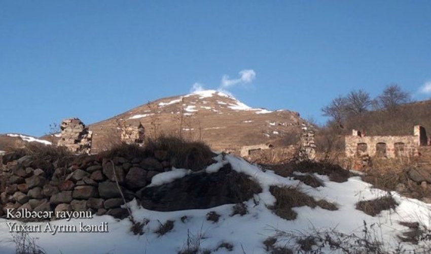 Село Юхары Айрым в освобожденном Кельбаджаре  - ВИДЕО 