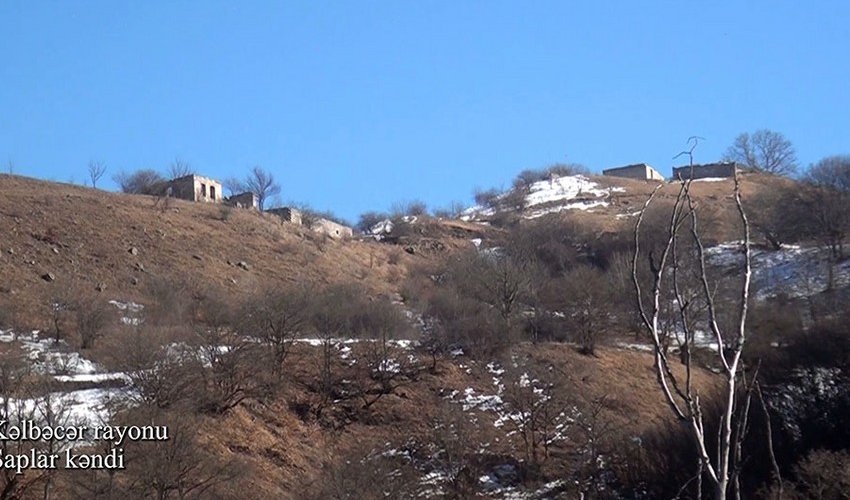 Kəlbəcərin Şaplar kəndindən görüntülər