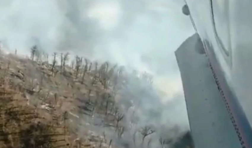 Hirkandakı yanğın hələ də davam edir