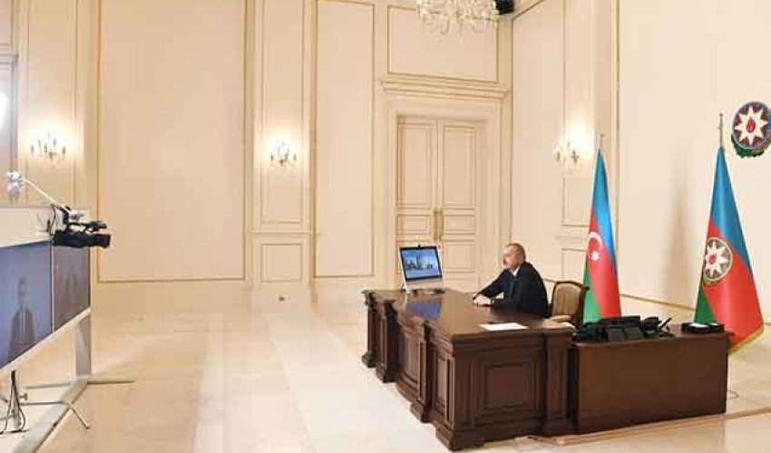 Prezident yeni naziri videoformatda qəbul etdi - Video Prezident yeni naziri videoformatda qəbul etdi - Video