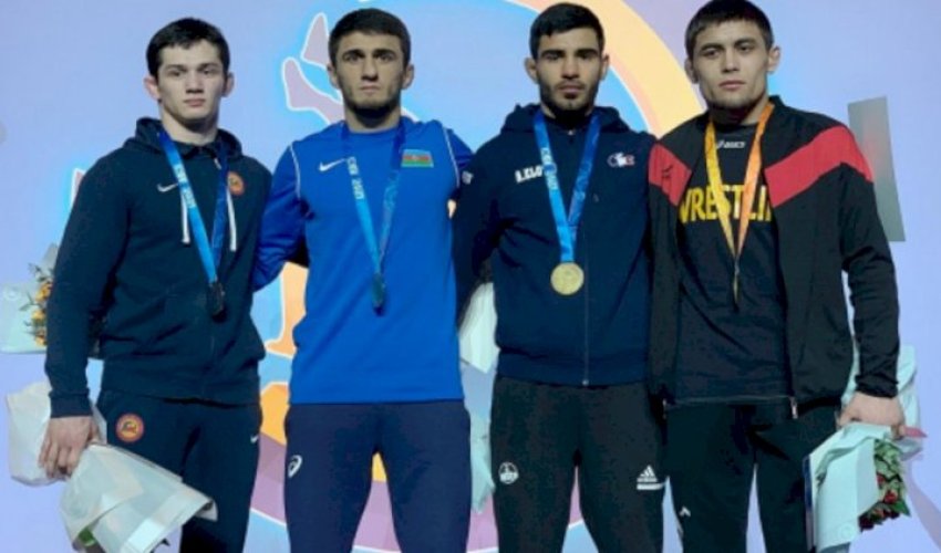 Azərbaycan güləşçiləri Kiyevdən 6 medalla qayıdır Azərbaycan güləşçiləri Kiyevdən 6 medalla qayıdır