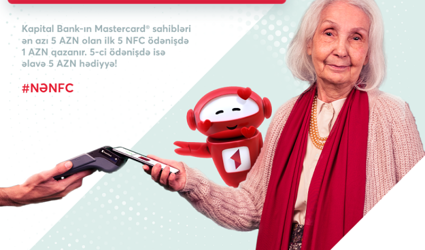 Kapital Bank-ın Mastercard və Maestro kart sahibləri əlavə keşbek qazanacaqlar! Kapital Bank-ın Mastercard və Maestro kart sahibləri əlavə keşbek qazanacaqlar!