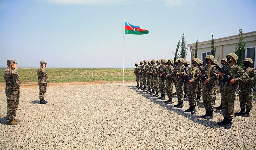 Azad olunmuş ərazilərdə yeni hərbi hissələrin açılışı olub Azad olunmuş ərazilərdə yeni hərbi hissələrin açılışı olub