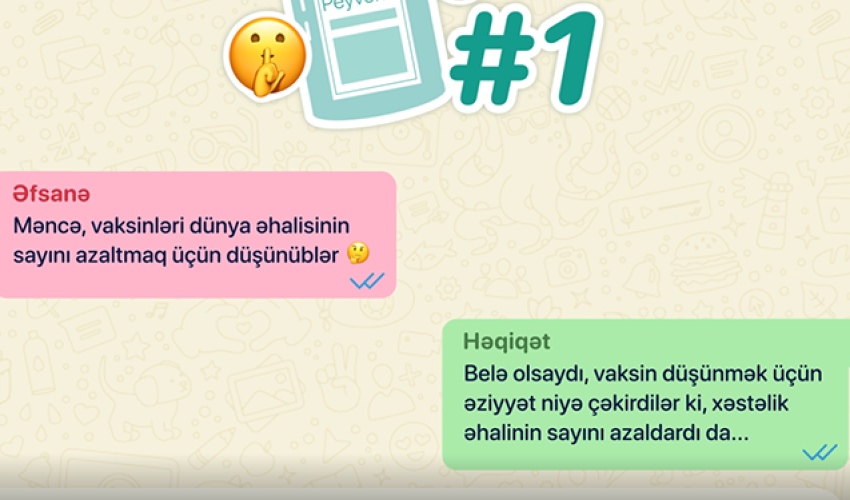 Vaksinasiya ilə bağlı bilinən yanlışların doğru cavabları