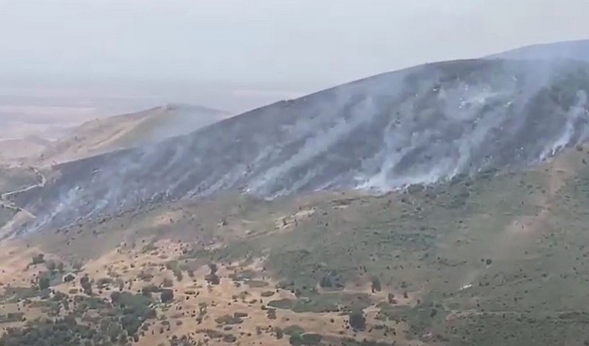 Hadrut istiqamətində yanğın başlayıb -VIDEO