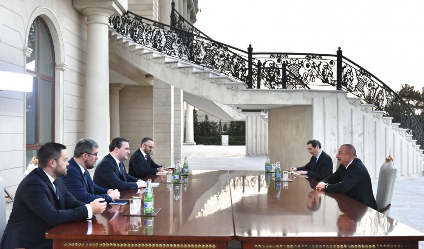 İlham Əliyev Serbiyanın xarici işlər nazirini qəbul etdi