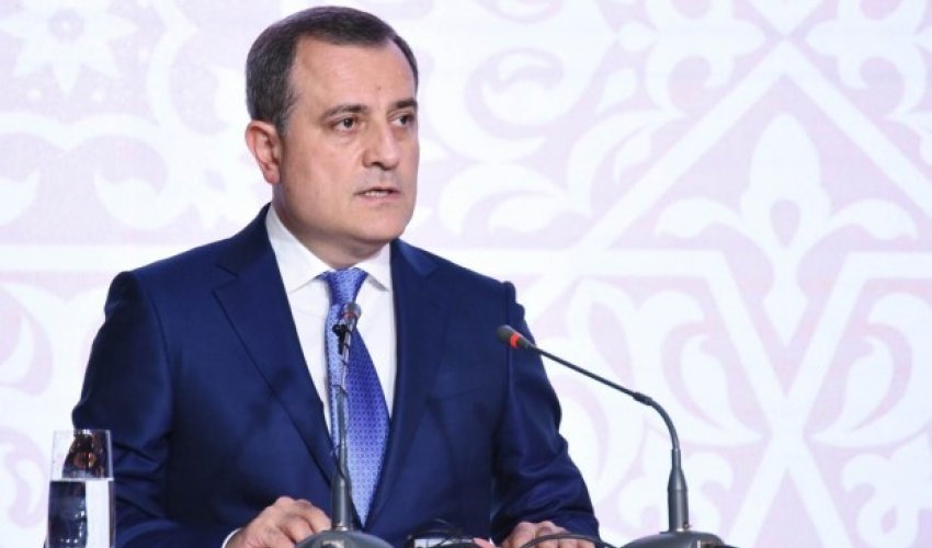 Ceyhun Bayramov Mustafa Şentopla görüşdü