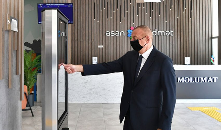 Prezident növbəti “ASAN xidmət”in açılışında - Fotolar