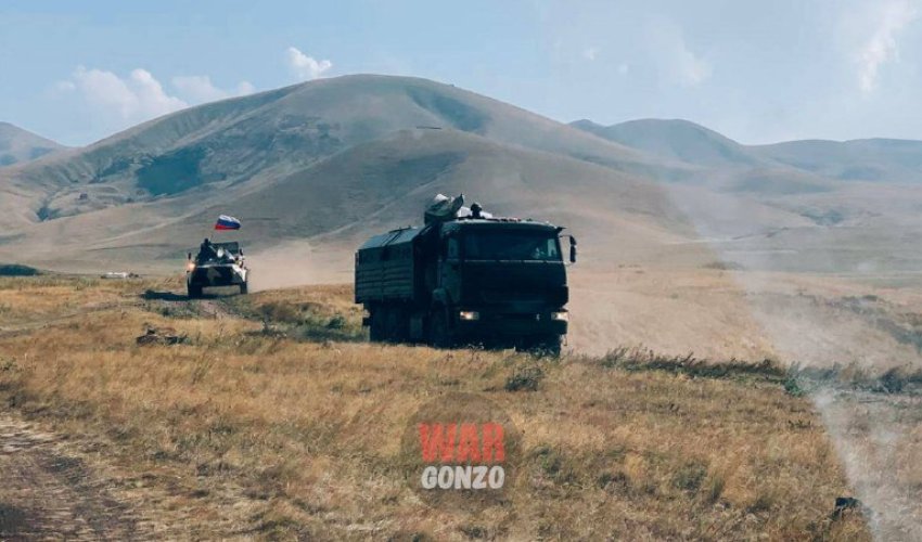 Rus qoşunları Kəlbəcərlə sərhəddə - FOTO Rus qoşunları Kəlbəcərlə sərhəddə - FOTO