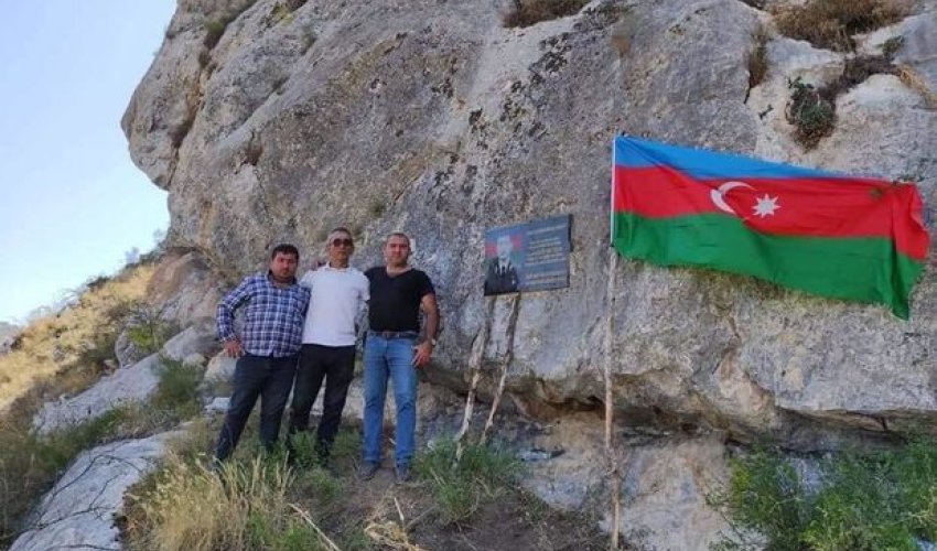 Milli Qəhrəmanın şəhid olduğu yerə onun xatirə lövhəsi vuruldu - FOTO