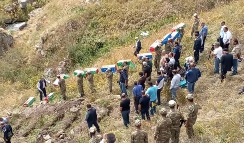 Remains of 12 residents of Kalbajar's Bashlibel identified, they laid to rest in separate graves in previous place