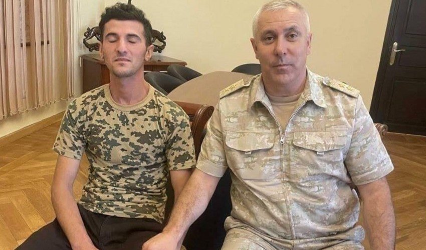 Azerbaijani serviceman detained in Aghdara district returned to Baku