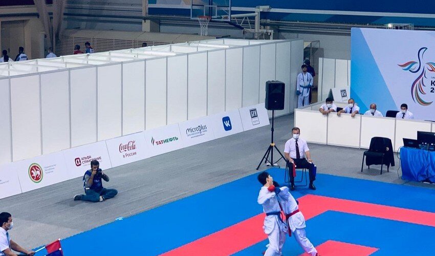 CIS Games: Azerbaijani karateka defeats his Armenian opponent