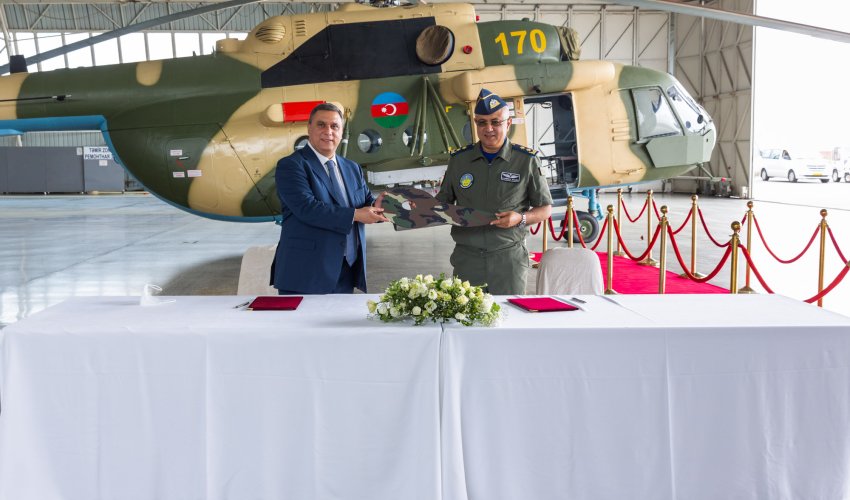 The Overhaul of Another Helicopter Completed in Azerbaijan