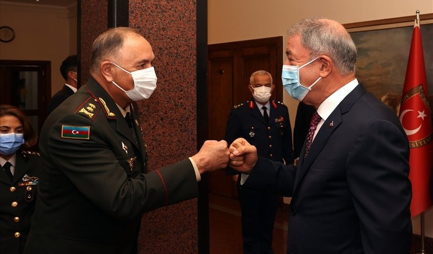 Turkish Defense Ministry issues statement on Hulusi Akar's meeting with Karim Valiyev